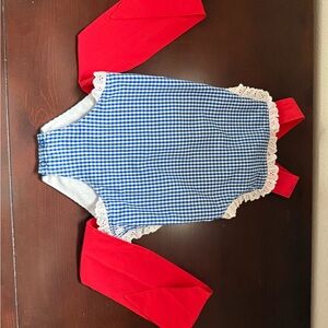 TBBC Blue Gingham Sunsuit